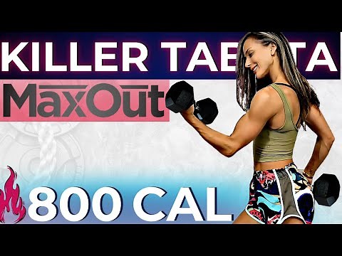 60-MIN INTENSE FAT KILLER TABATA WORKOUT (total body weight loss + abs) | 7-Day MAXOUT Challenge