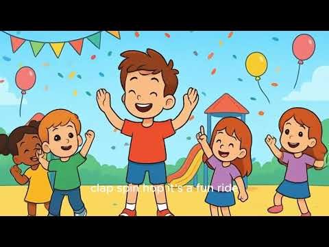 “Clap, Spin, Hop! | Easy Kids Dance Song with Actions”