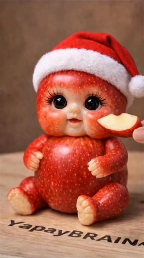 Cute Apple Eating ASMR 🍎 #shorts #trending #AppleASMR #viral