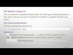 Effective Ways to Search Pattern in a Specific Line Using Bash