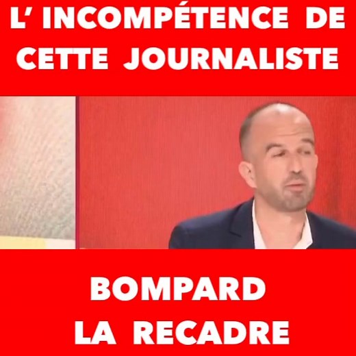 491K views · 19K reactions |  Mensonge de cette journaliste, Bompard recadre. Député et coordinateur de la France Insoumise | C’est au peuple de décider | Facebook