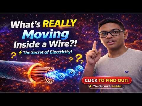 What’s REALLY Moving Inside a Wire? | How Electricity Works for Kids ⚡