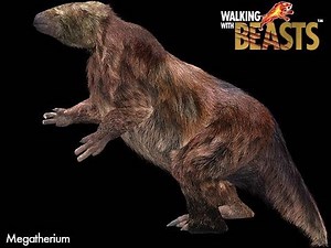 TRILOGY OF LIFE - Walking with Beasts - "Giant Ground Sloth" (Megatherium americanum)