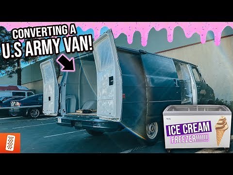 Building the COOLEST Ice Cream Truck on the planet!! [Ultimate Chevrolet G20 Build] - Part 2