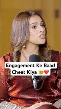 RJ Mahvash 💔 Reveals how her partner cheated on her after engagement 😢 #shorts #rjmahvash #love