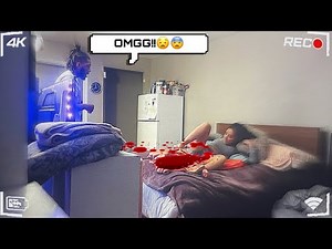 PERIOD BLOOD PRANK ON BOYFRIEND!!