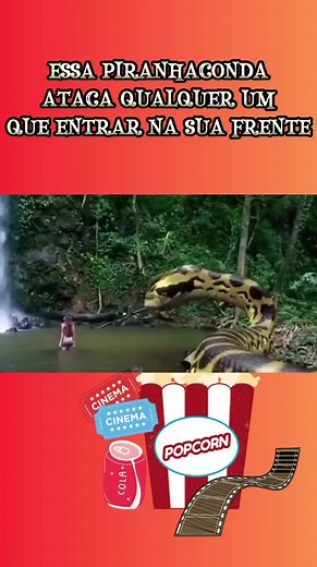 que bicho estranho#piranhaconda #ataque #cenas #filmes