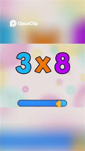 ¿Cuánto es 3×8? 🤔 | Reto de multiplicaciones