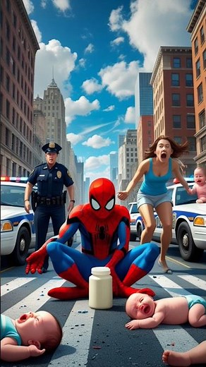 ❤️ Evolution of spiderman: Spider-Man Saves Crying Babies 🥰 #avengers #marvel #spidermanfans #shorts