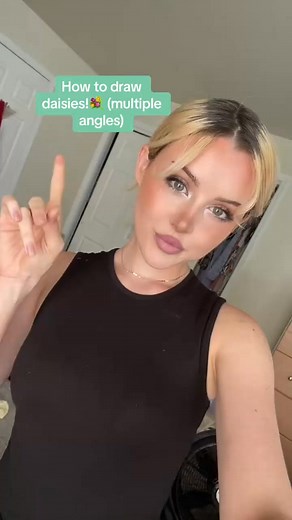 How to draw dasies! #dasies #drawingtutorial #howtodraw #artteacher #flowers #floral #flowerbouquet | Princess Moon