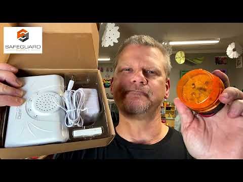 WDK ERA STROBE KIT Entrance Alert & Doorbell by Safeguard Supply for Warehouses, workshops and More.