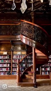 This stunning place is actually a library in Budapest😍 📍Metropolitan Ervin Szabo Library, Budapest 📷: @sofikulin #sowherenext #budapest #traveltheworld #travelgoals | So Where Next