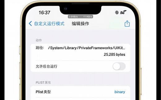 苹果手机免越狱更换5G显示字符，iPhone13演示教程