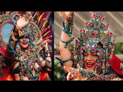 Rihanna Celebrates Barbados’ Crop Over Festival in SHOW-STOPPING Carnival Look