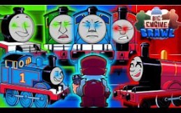 FNF and Characters react to Big Engine Brawl Part 1 || FreshgachaYT ||