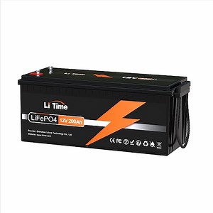 Baterie cu litiu LiFePO4, LiTime, Multifunctionala, 12V, 200Ah, BMS-100A, Negru - eMAG.ro