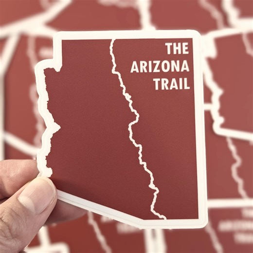 Arizona Trail Sticker: AZT National Scenic Trail Completer Decal - Etsy