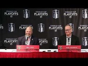 Panthers Playoff Presser - Bill Zito & Paul Maurice: Florida at Carolina Hurricanes ECF Game 1