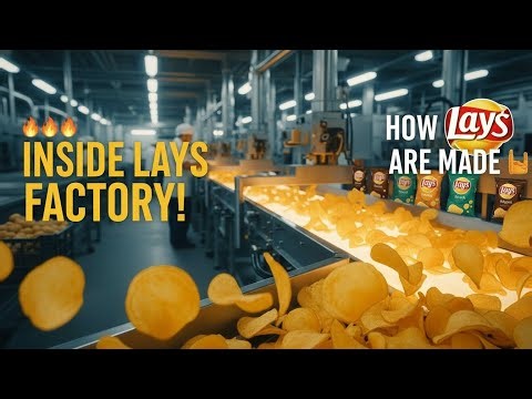 Inside Lay’s Manufacturing Process | From Farm Potatoes to Crispy Chips