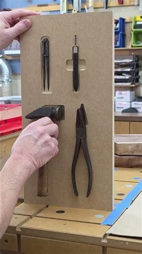 testing a magnetic display for some 1800s shoemaking tools