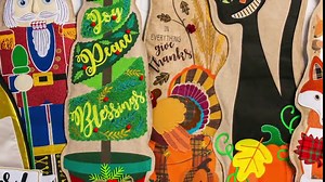 Evergreen Christmas Angel 36" Statement Stake