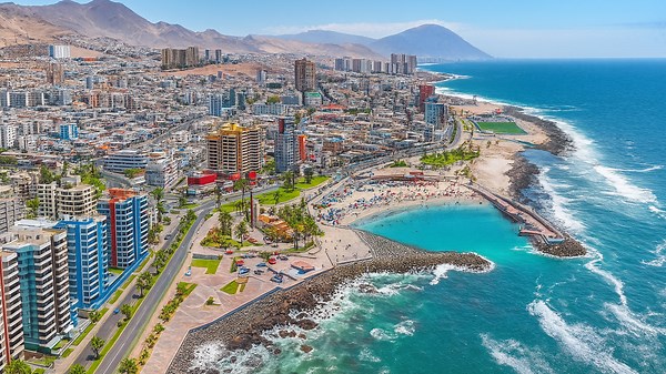 Vistas urbanas de Chile en 4K