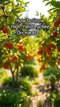 How to Grow High-Yield Lychee Orchards 🌿