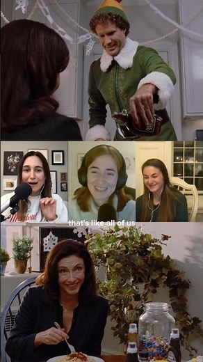 The Elf spaghetti scene = when people pleasers serve a meal. 🍝 🙏👀 #ElfMovieClips #elfmovie