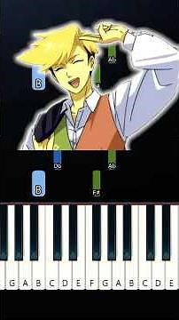 Flower Man (DELTARUNE Chapter 5 Soundtrack) (EASY Piano Tutorial)
