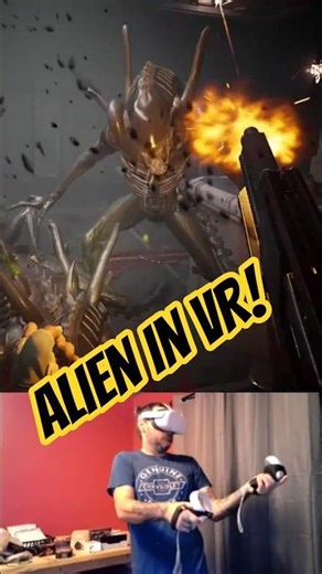 Alien Vr In A Nutshell #alien #videogames #vr