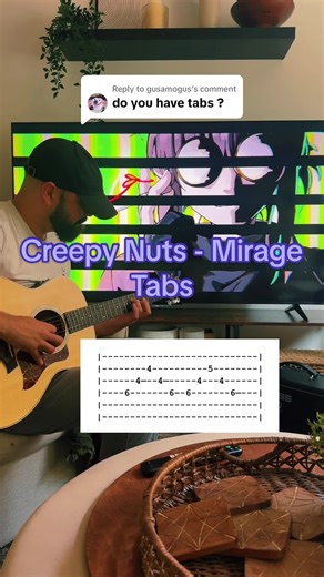 Creepy Nuts - Mirage Guitar Tabs Explained