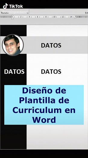 Cómo diseñar una plantilla de CV en Word