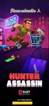 hunter assassin ruby game Leval 393 #viralsort #youtubeshorts #hunterassassinshorts #gaming