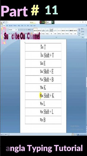 Bangla Typing Easily with Bijoy 52 Part-11