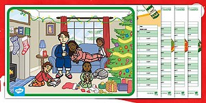 Christmas: Blanks Levels of Language Levels 1 - 4 Activity Pack