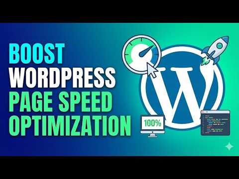 How to Boost WordPress Page Speed Optimization in 2026 ⚡ Ultimate Guide