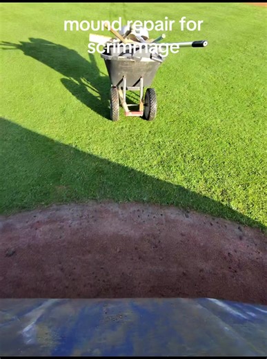 easy mound repair #fieldcrew #d1 #metaglasses #baseball | baseball equipment