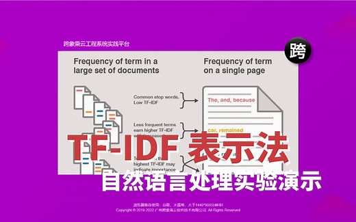自然语言处理实验演示 - 28. TF-IDF 表示法