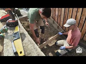 Réalisation de l'escalier extérieur
