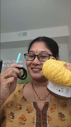 Crochet Sunflower Scrunchie 🌻 Easy & Cute!