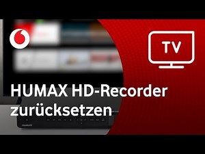 Humax HD-Recorder zurücksetzen | #tvhilfe