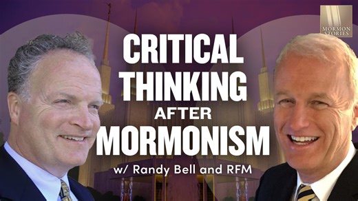 Join John, Jenn, Randy Bell and RFM as we go through Randy’s 15 steps of critical thinking for Mormons. What steps did you skip as an active believing Mormon? Show notes: Post Traumatic Thriving: https://www.audible.com/pd/Post-Traumatic-Thriving-Part-1-Podcast/B09XBWWNNQ Mormonism Live: https://mormonismlive.org/ Heaven’s Gate: https://en.wikipedia.org/wiki/Heaven's_Gate_(religious_group) Mormon Stories Podcast with Randy Bell: https://mormonstories.org/podcast/from-mormon-to-christian-randy-be