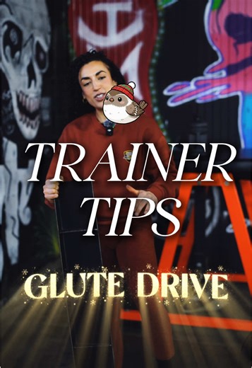 ‼️Trainer Tip: Glute Drive with Wedge‼️ Mooost times, not all the time, but most times people tend to feel their quads a bit more than one should during a hip thrust. That's because you are unintentionally pushing your feet forward on the ground creating friction which ignites the quads. The wedge is a game changer for that because now there is a better counterforce with your mid foot to toe elevation that alliviates the friction from happening. Therefore your glutes and hamstrings can now do AL