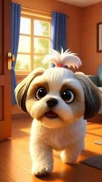 Ai animated dog video #cartoonedits #3danimation #cartoon #dog #pets #wildlife #ai