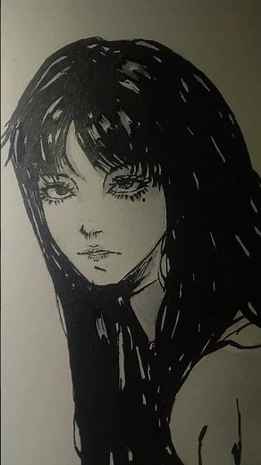 tomie from junji ito collection #junjiito #tomie #horror #anime #manga #art
