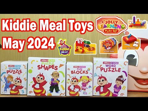 Jollibee May 2024 Kiddie Meal Jolly Learning Playset Unboxing