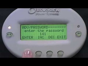 OutBack Power FXR/VFXR Series Reset to Factory Defaults