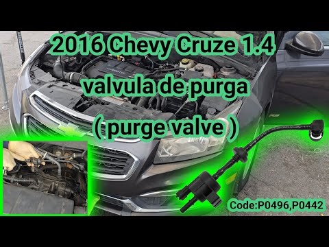 2012-2018 Chevy Cruze: How to replace the purge valve (Codes P0496, P0442)