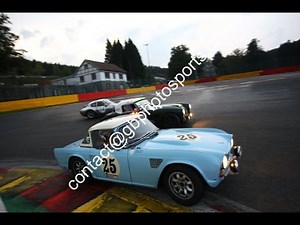 Triumph TR4 racing in the Spa 6 Hour for GTS11 honours.