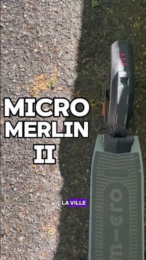 LA MEILLEURE TROTTINETTE ÉLECTRIQUE POUR LE MÉTRO & BUS : LA MICRO MERLIN II !